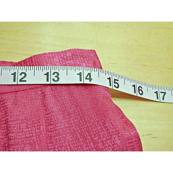 Adrianna Papell Suit Set Womens 10 Hot Pink Brocade Silk Blend Skirt Blazer 2 Pc - Picture 9 of 12